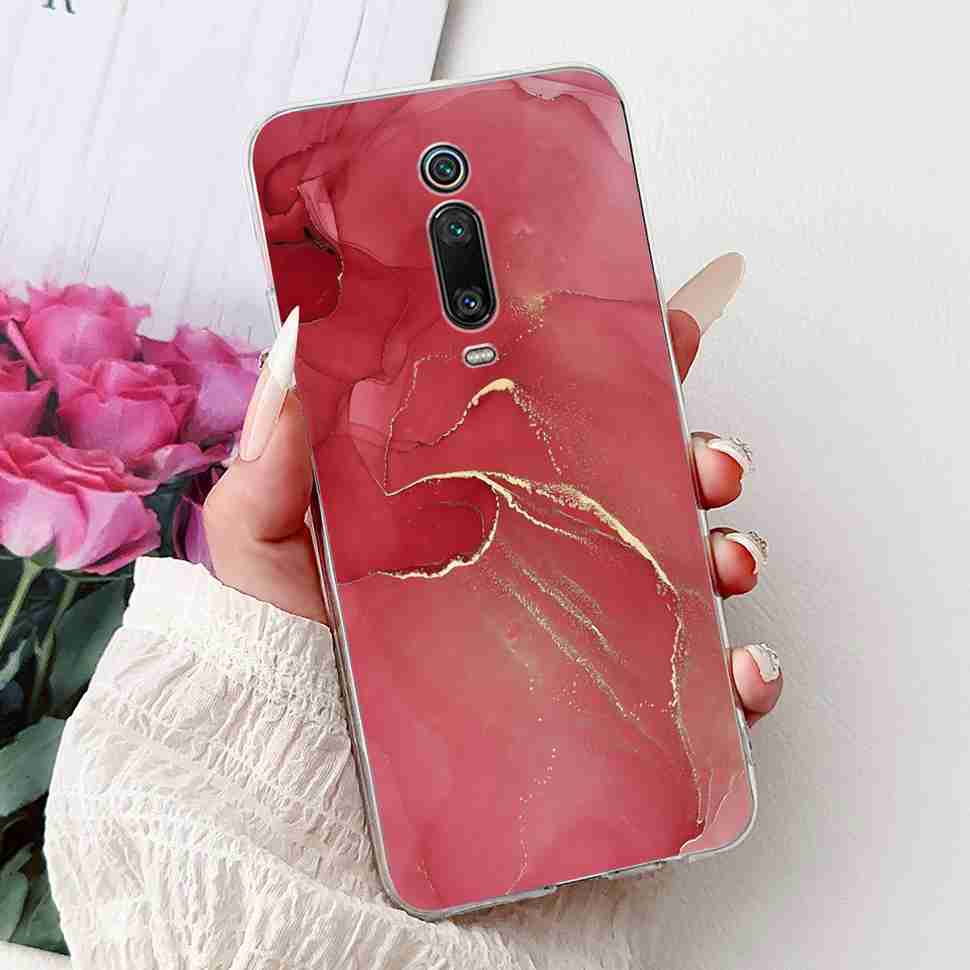 For Xiaomi Mi 9T M1903F10G Case Fashion Painting Soft Silicone TPU Cover For Xiaomi Mi 9T Mi9t 6.39" Flower Girl Phone Casing