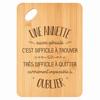 Cutting Board - PLANETEE - An Equally Great Annette - Bamboo - 30 X 20 X 1 Cm - Hole 24 Mm