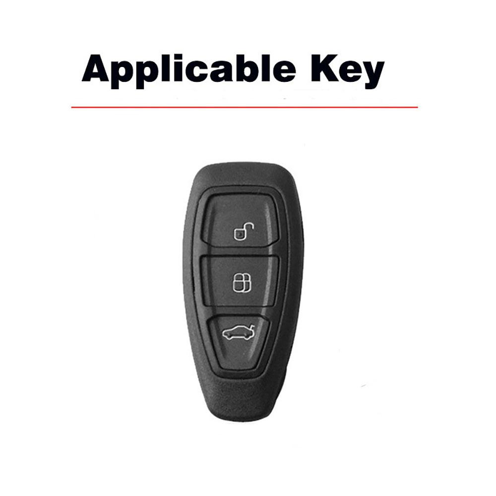 Nlbn7 3 Buttons Key Cover For Ford Transit Custom Mondeo Fiesta Kuga ST Line MK3 Focus 3 Station Wagon Ecosport Case Key Protection