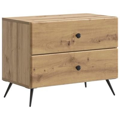 Nightstand Artisan Oak 62 X 34.5 X 47.5 Cm Particleboard