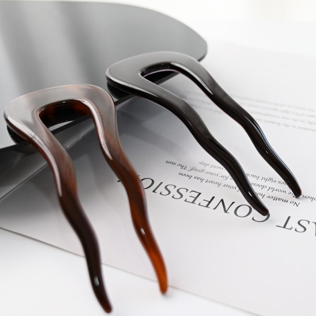 Acetate Hairpins Hair Sticks for Long Hair Girls and Women Hair Accessories French Style Fashion Hair Clips