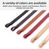 Luxury Cow Leather Leather Bag Straps Solid Color Adjustable Shoulder Bag Strap PU Leather Handbag Handle Purse Handle