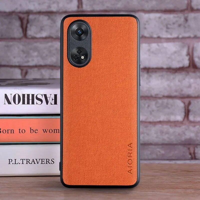 Pouzdro pro OPPO Reno 8T 8 Reno8 T 5G 4G coque Luxusní textilní Kožený skin kryt na telefon funda pro pouzdro oppo reno 8t capa