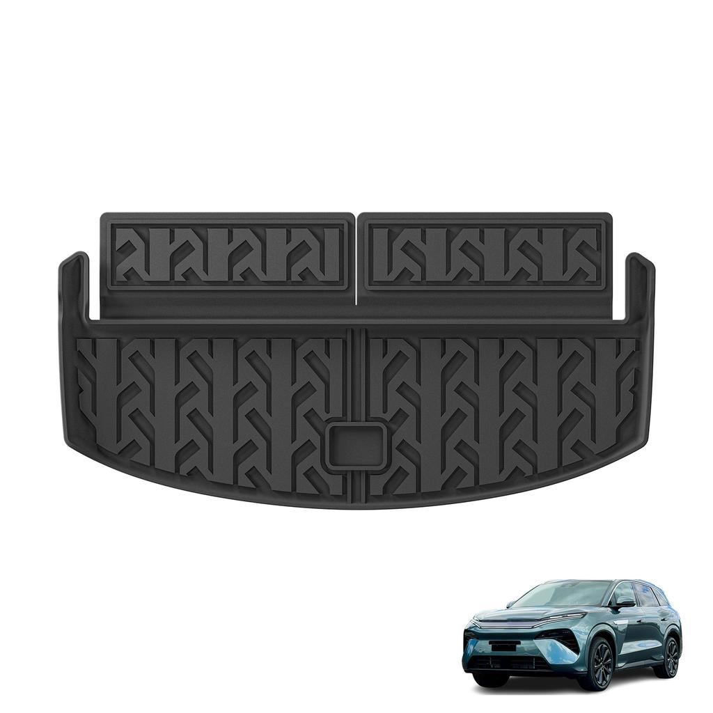 Smabee Left Drive for BYD Tang L/Atto 8/Sealion 8 2025 2026 7Seater (not Fit Refrigerator Model) Car TPE Floor Mats Accessories