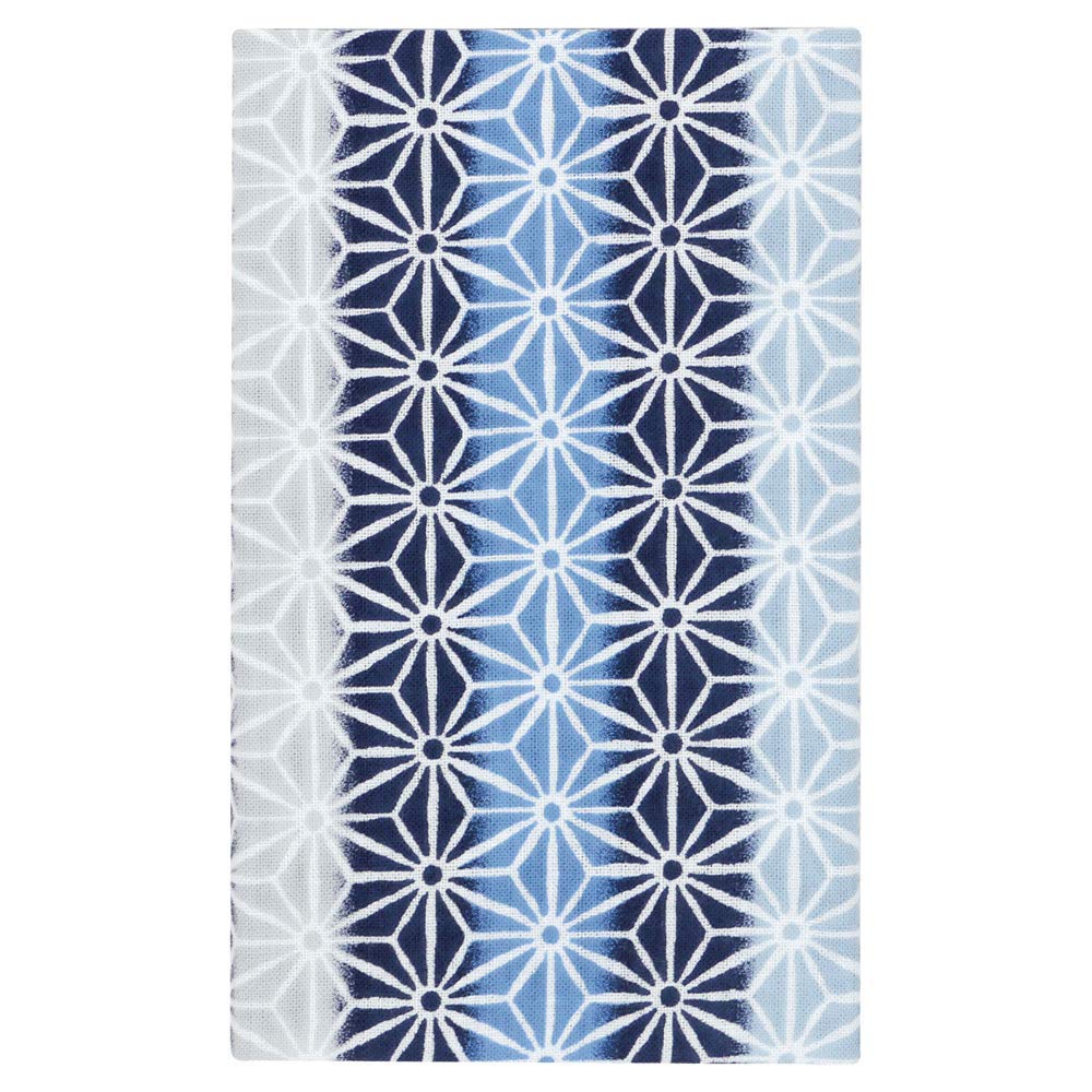 Hamamonyo Tenugui Hemp Leaf Stripe Kon