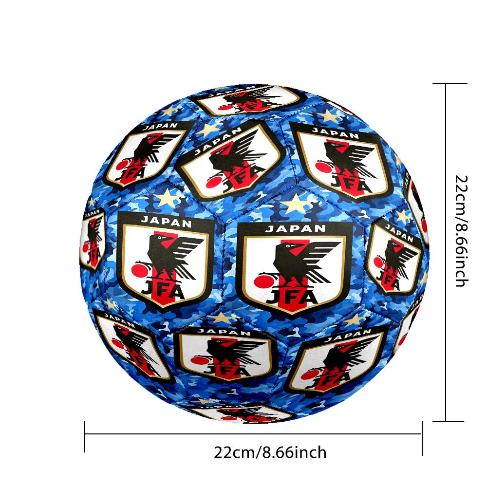 Japan Football Association Emblem Size 5 Soccer Ball,Indoor/Outdoor Suitable for Training Matches Tournaments Practice Games Perfect Gift for Fan