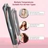 Professional Hair Straightener 2 In 1 Straight Curler Tourmaline Ceramic Heating Plate Curling Twisted Flat Iron Hair Styling