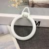 10Pcs Window Treatment Clip Rings Set Shower Curtain Drapery Rings Curtain Hooks with Eyelets