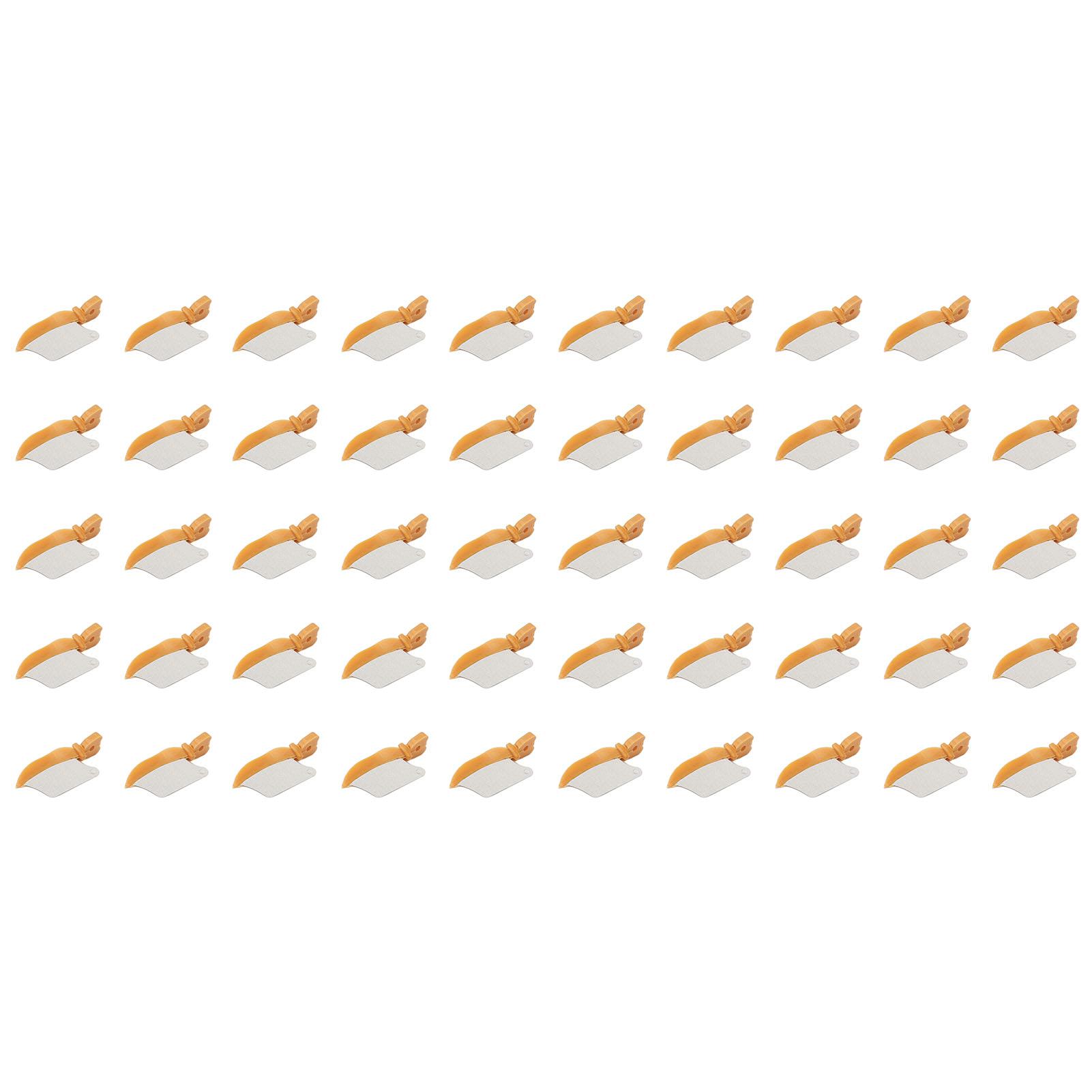 

50 шт. зубных межзубных клиньев из нержавеющей стали, термостойкий стоматологический матричный материал, инструмент S