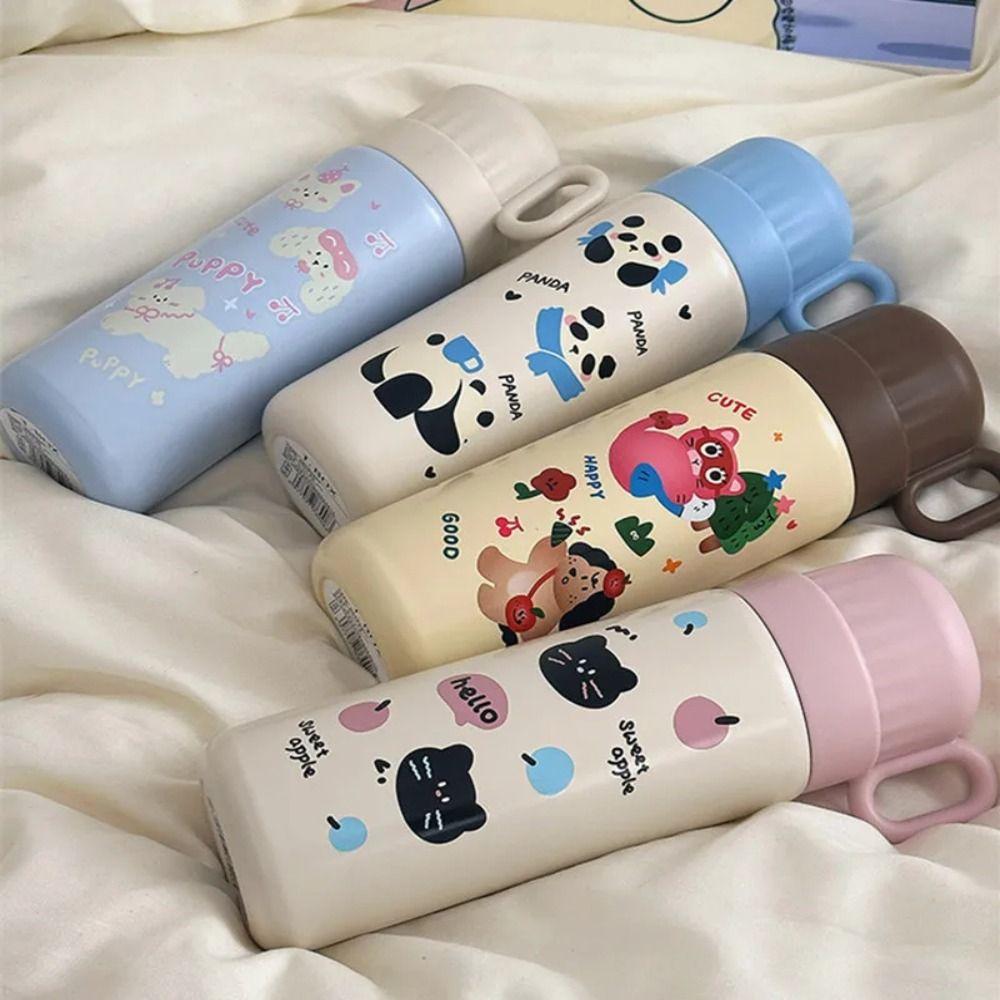 Large Capacity Insulated Water Bottle Heat-Resistant Office Coffee Cup  Travel Tumbler