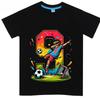 Summer Fashion Football Jersey  Football Fan Kids Gift  Highquality Pure Cotton Casual Sports Breathable Childrens Tshirt