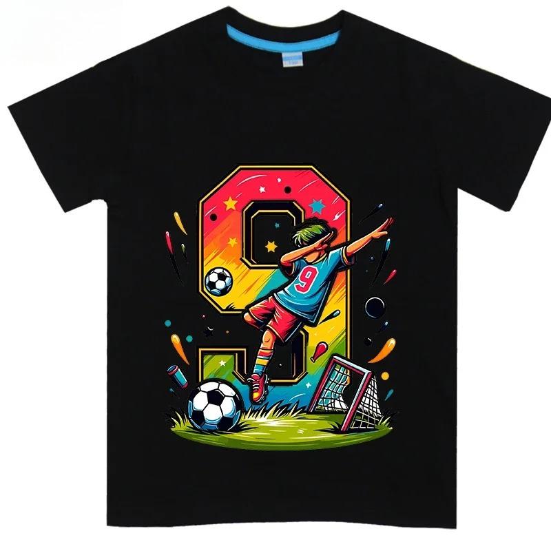 Summer Fashion Football Jersey Football Fan Kids Gift Highquality Pure Cotton Casual Sports Breathable Childrens Tshirt