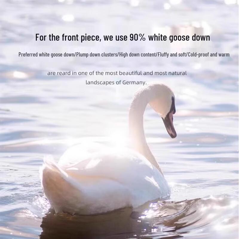 LANGSHA Women's Slimming Goose Down Winter Warm Black Stirrup Pants