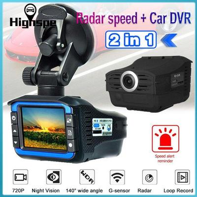 2 in 1 Nachtsicht-Fahrtenrekorder Elektronischer Hundenavigator VG3 Auto DVR Fahrrekorder Radar Speed Dash Cam