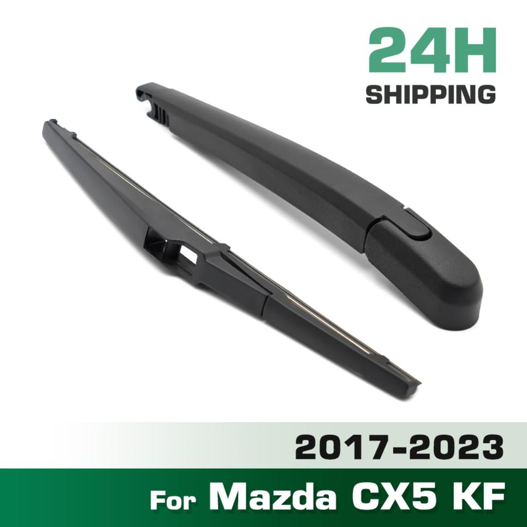 Wiper 14" Rear Wiper Blade & Arm Set Kit For Mazda CX-5 CX5 KF 2017 - 2023 Windshield Windscreen Tailgate Window Brush