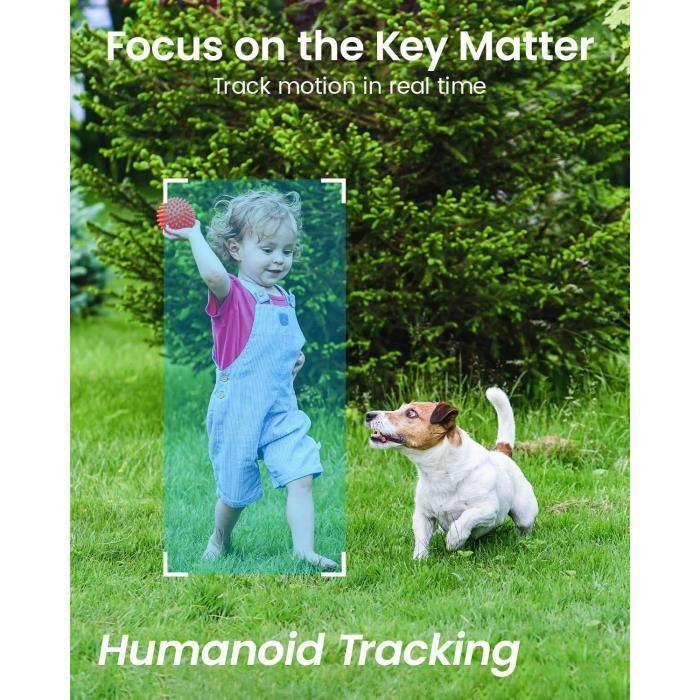 Caméra De Surveillance - DEKCO - 2K - WiFi Extérieure - Vision Nocturne Couleur - Étanche IP66