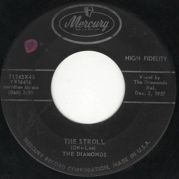 

7inch Record DIAMONDS - The Stroll 71242X45 Mercury 1957 US Rock Used