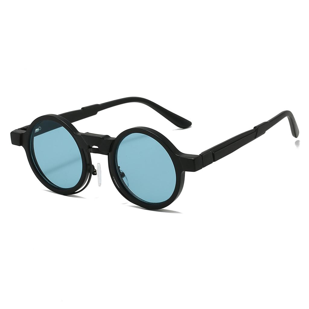 Vintage Round Sunglasses Men Classic Hip-hop Outdoor Shades Women New Retro Trendy Punk Brand Design Casual Sun Glasses