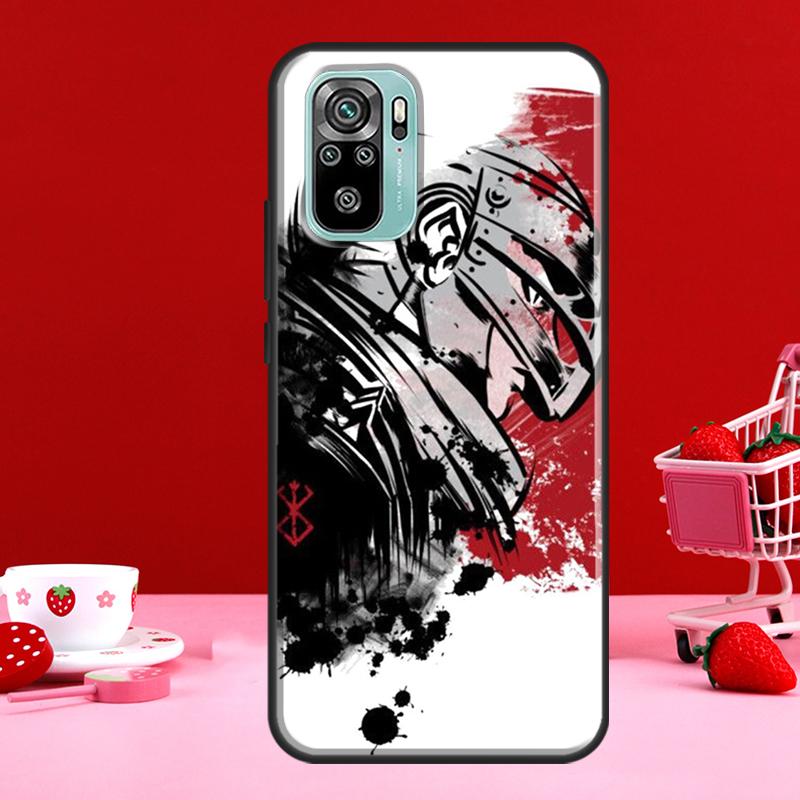 

Чехол с аниме Berserks Guts для Xiaomi Redmi 10 9 9A 9C 9T, задняя крышка для Redmi Note 11 Pro 8 9 10 Pro 9S 10S 11S Redmi Note 11 Pro