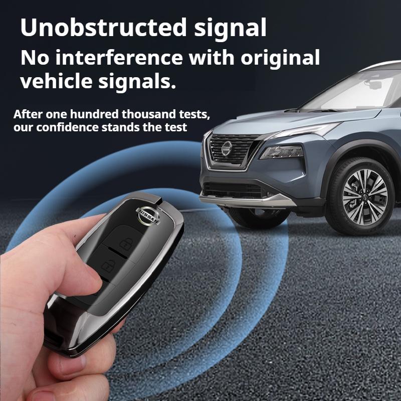Zinc Alloy Leather Car Key Cover Case Nissan Qashqai Juke X-Trail Patrol Note Leaf Altima Maxima Murano Tiida Teana Rogue Sentra