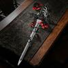 Black Thorn Sword Rose Building Blocks Gothic Style High Difficulty Assembly Model Creative Ornament Dark Style Gift