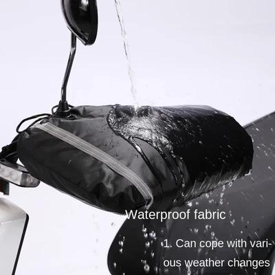 Winter Outdoor Motorcycle Handlebar Gloves Winter Hand Protector Windproof Liner Warm Motorbike Scooter Handle Cover Gloves 2Pcs