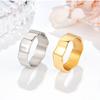Ten sam modny prosty nieregularny pierścionek temperament zimnego wiatru wysokiej klasy pierścionek damska stal tytanowa nieblaknąca biżuteria