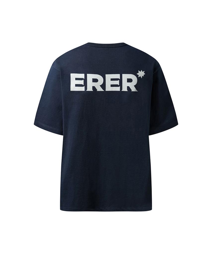 ERER [Un] Basic Logo T-Shirt Navy