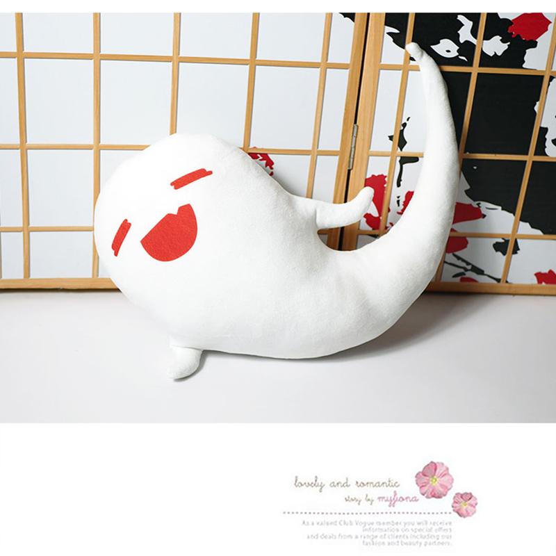 Gioco Hu Tao Figura Fantasma Cuscino Giocattolo Carino Cartone Animato Cosplay Peluche Riempito Bambola 35Cm Regalo Per Bambino