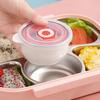 1550ML 316 Stainless Steel Thermal Bento Lunch Box Bag Compartment Microwave Lunch Container Kid Adult Leak-Proof Food Storage