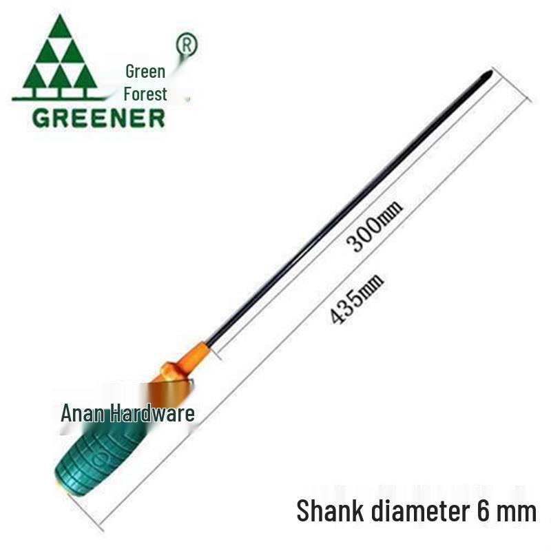 

Green Forest 6mm Magnetic Phillips & Slotted Screwdriver Set 6x300 Phillips
