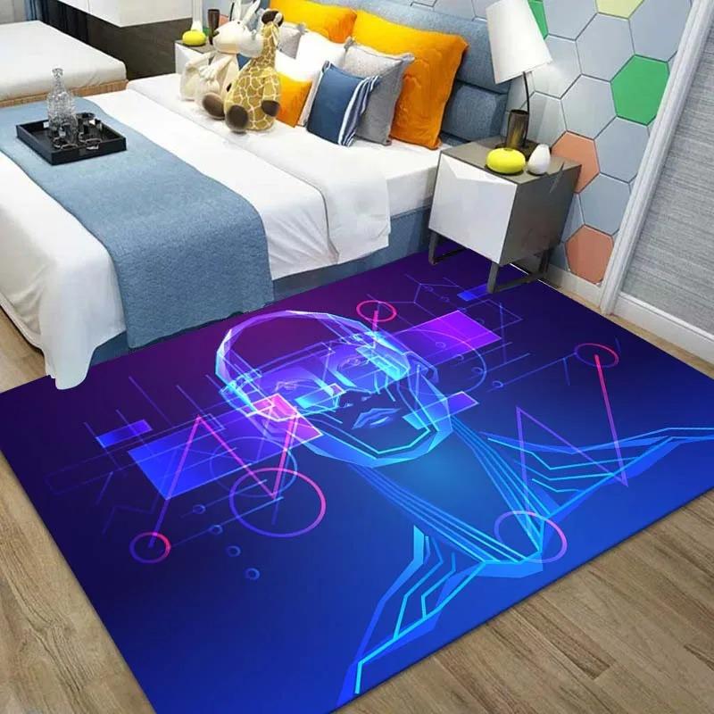 Abstract Sci-fi Characters Printed Floor Mats Front Door Decoration Home Living Room Floor Mats