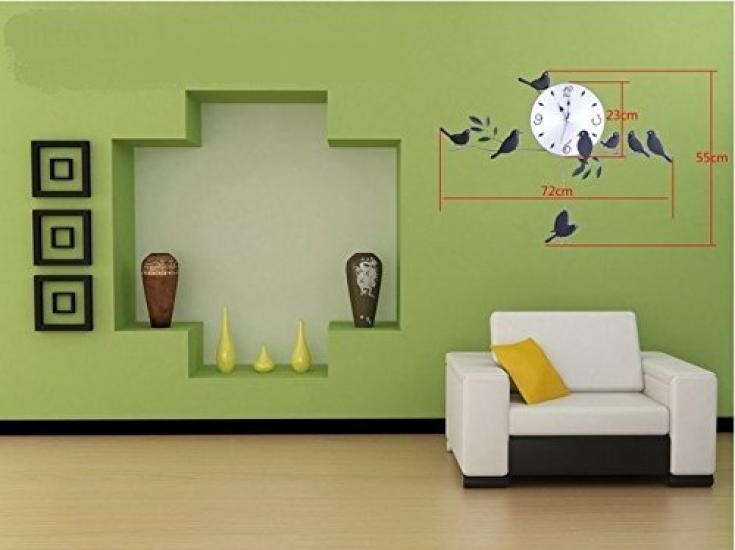 Bird Pendulum Clock Wall Clock Wall Clock Interior
