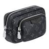 Louis Vuitton Monogram Canvas And Leather Handheld Crossbody Bag Small Men bags Black M30755