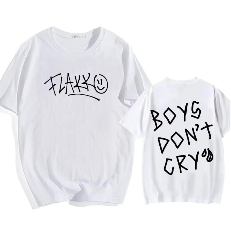 

Rels B Flakk Футболка с принтом Smile Boys Don t Cry Хлопок Летняя Повседневная Рубашка для Мужчин/Женщин Streetwear Ropa De Mujer S разноцветный