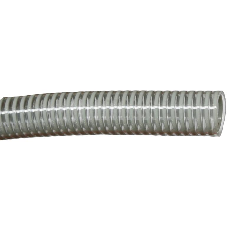 PVC spiral hose, inner diameter 30 , outer diameter 37 , bending radius 120 , vacuum 0.6 bar