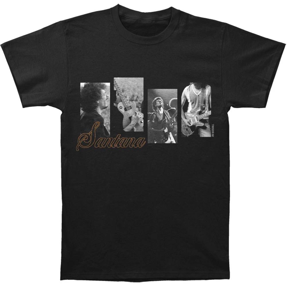Men s Santana Re-Evolution Slim Fit T-shirt Small Black XL