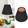 6PCS Clip On Design Lamp Cover Black&Gold Small Lamp Shades  Chandelier Replacement
