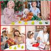 24/48 Stuks Kerst Rubberen Eendjes Grootverpakking Speelgoed Sets Feestelijke Rubberen Eendjes Voor Jeep Ducking, Kerstfeest Bedankjes Decoraties