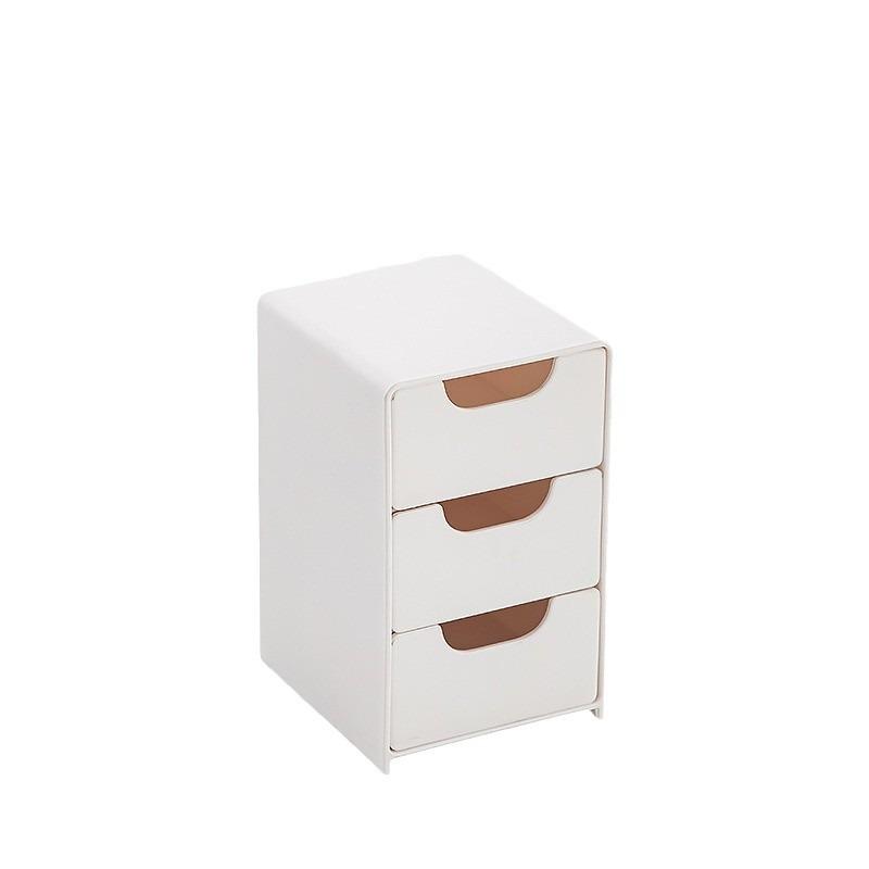 Three-layer Drawer Storage Box Desktop Storage BoxJewelry and Cosmetics Storage Box for Organization