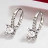 Sace Gems Orecchini classici con zirconi in lega di rame per regali di nozze da donna