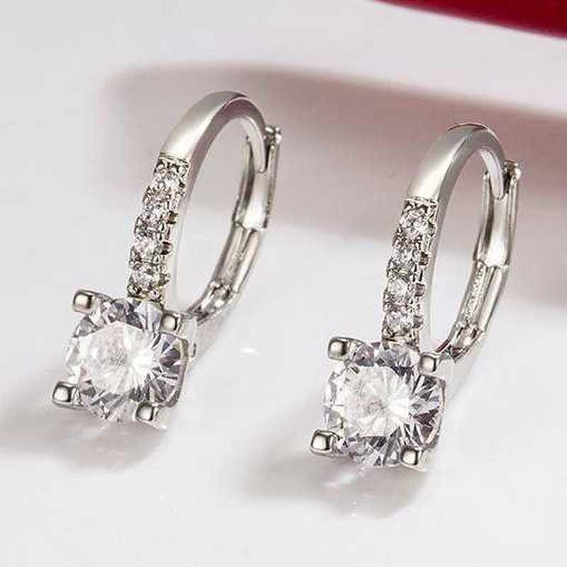 Sace Gems Orecchini classici con zirconi in lega di rame per regali di nozze da donna