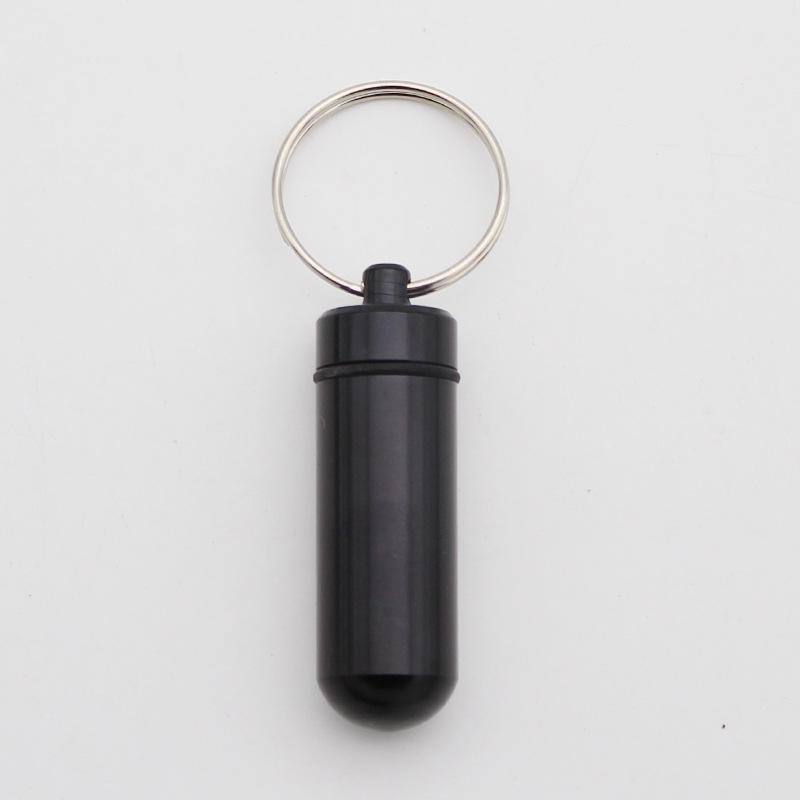

Aluminum Alloy Waterproof Mini Keychain Pill Bottle