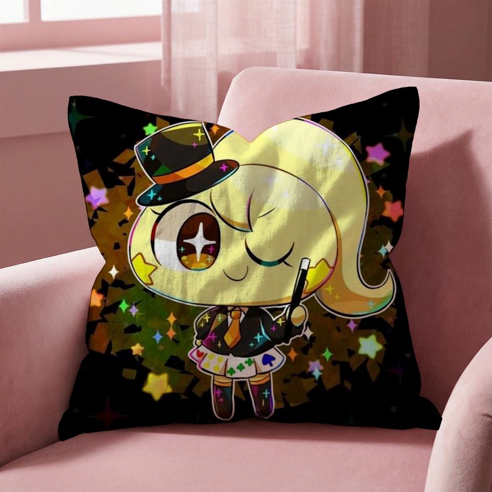 Cartoon P-PepoyoS Cushion Cover Multi-Scene Pillow Cover for Home & Car - Reversible, Soft & Durable for Daily Use