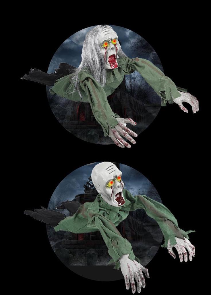 Fantasma Strisciante Attivato dalla Voce Giocattolo Scherzo di Halloween