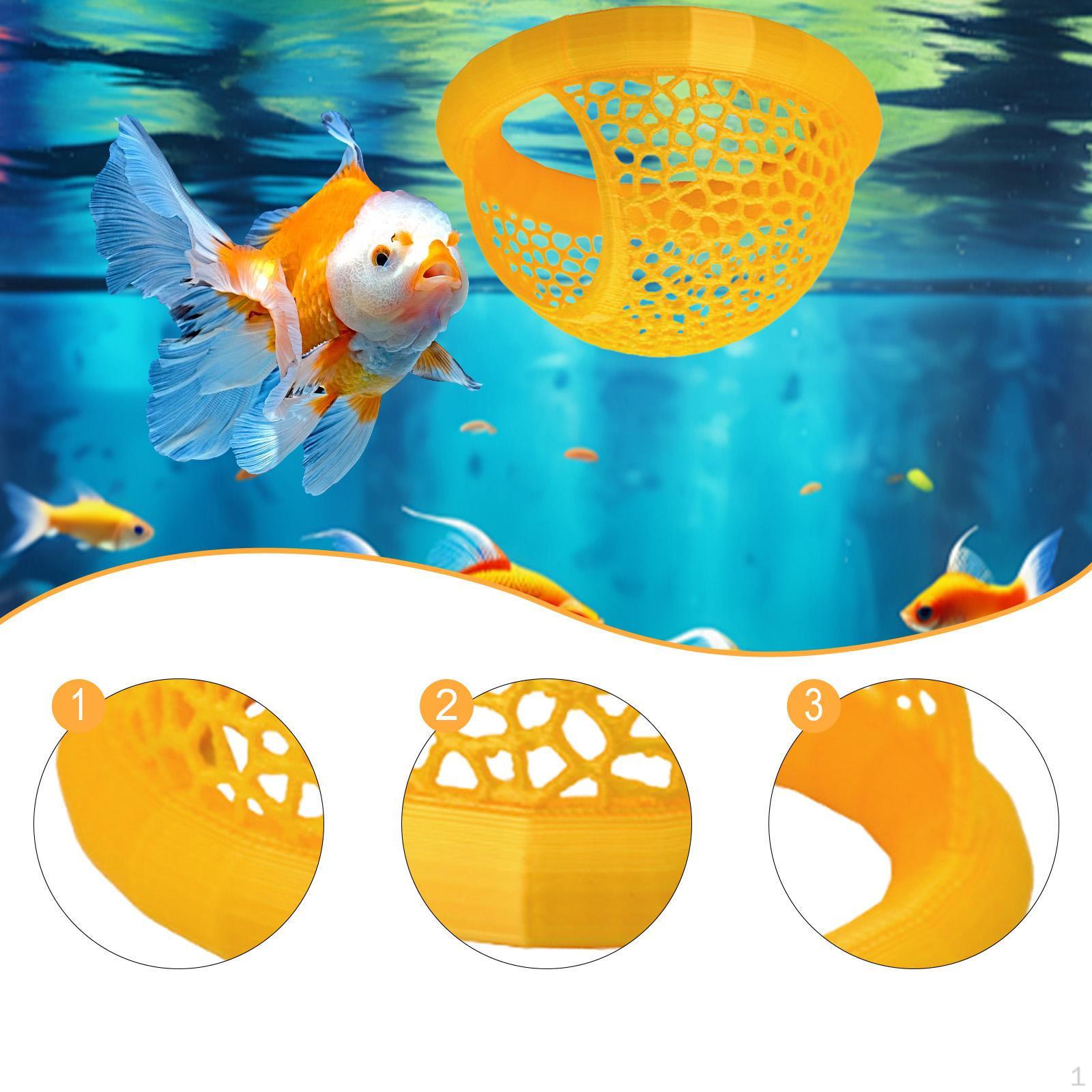 

Cave, Hammock, Hideout, Breeding House, Feeder for Small Tropical . жовтий