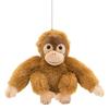 COLORATA Orangutan Plush Mascot (Realistic Wild AnimalWith Chain) Realistic Cute Keychain Doll Gift (Twice Tested)  Christmas Present