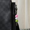 Acrylic Keyring Simulated Meatball String Keychain Food Model Pendant Accessory