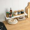 Retractable Stainless Steel Kitchen Organizer: Multifunctional Pot Lid & Cutting Board Rack