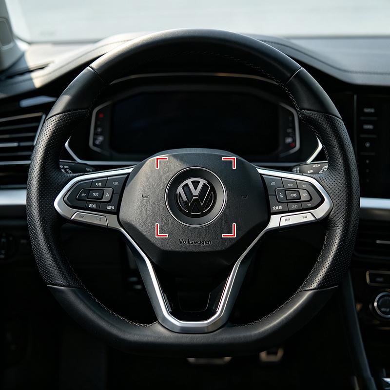 Insignia Decorativa de Pegatina para Volante de Coche Accesorios para Automóviles Para Volkswagen Golf-4 5 6 7 Bora Jetta POLO MK4 MK6 Bora Passat B5 B6 Superb